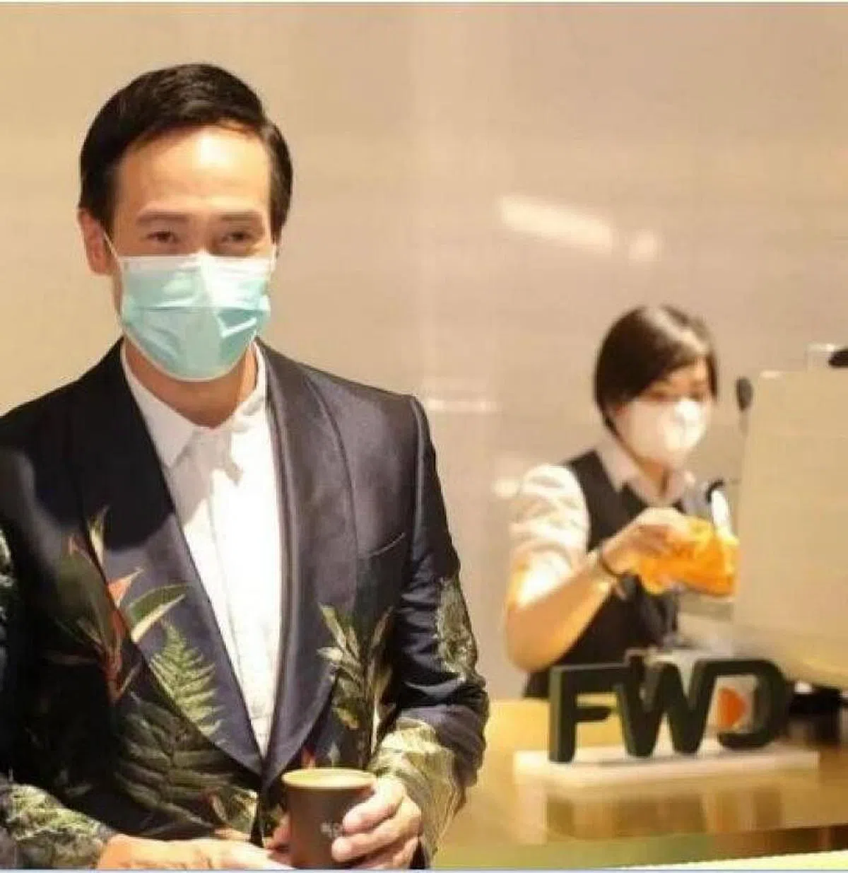 陈豪的咖啡店不受影响。 （网络）