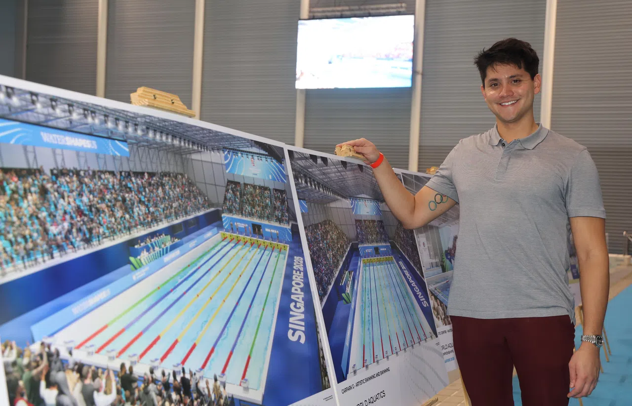 “蝶王”约瑟林期待我国能透过世锦赛，向全球展示我国举办大赛的能力。（邬福梁摄）