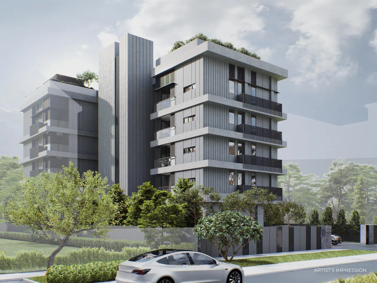 新私宅项目Koon Seng House原址是East Court，Macly集团在2022年中以1987万5000元买下。（Macly集团提供）