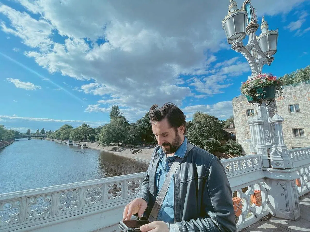 黄湘怡在IG分享男友的帅照。（取自黄湘怡IG）