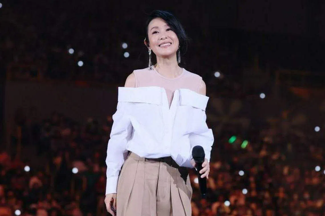 刘若英“飞行日”巡回演唱会来到尾声。（TVBS图）