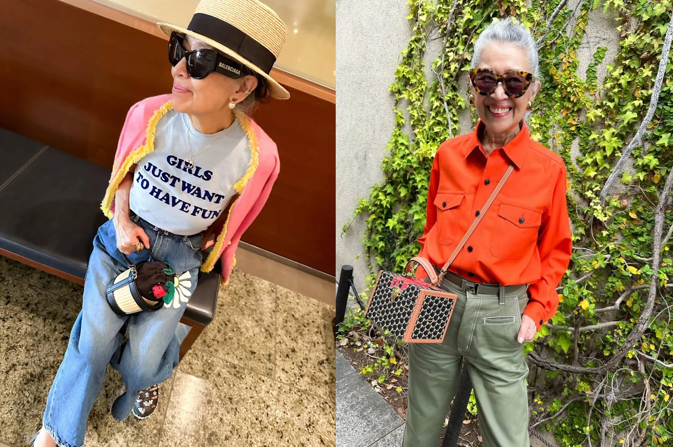 巧用色彩，搭配出活力感满满的造型。（取自社媒）