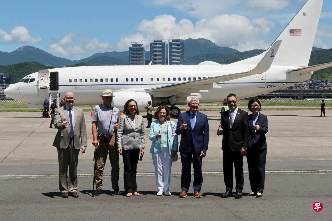 美参院军委会主席时隔九年再访台湾| 联合早报