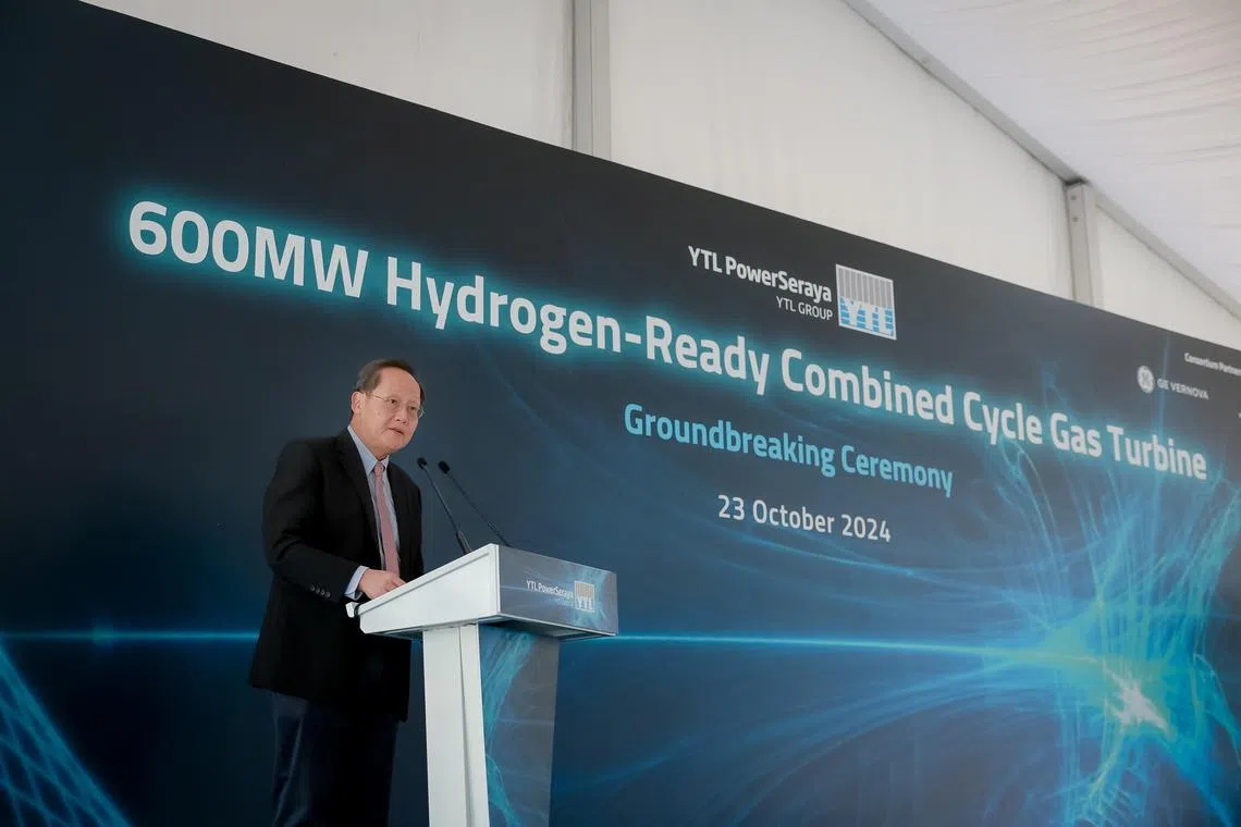 人力部长兼贸工部第二部长陈诗龙医生为动土仪式致辞时说，本地的高峰电力需求将在未来十年增加3%至5%，以支持经济活动的增长和数码化的发展，这项工程完工后将有助满足未来的电力需求。（海峡时报）