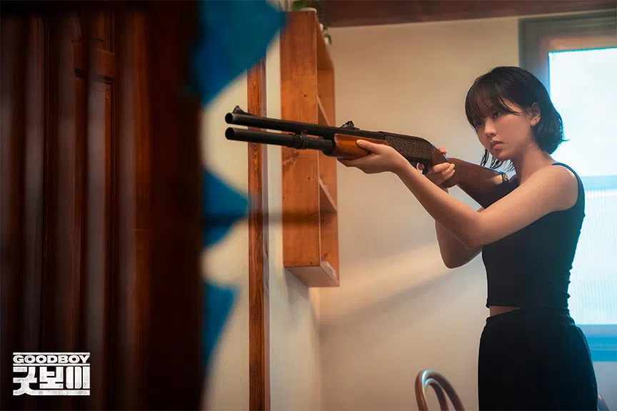 金所炫在剧中饰演被称为“国民女神”的前射击手。（取自JTBC官网）