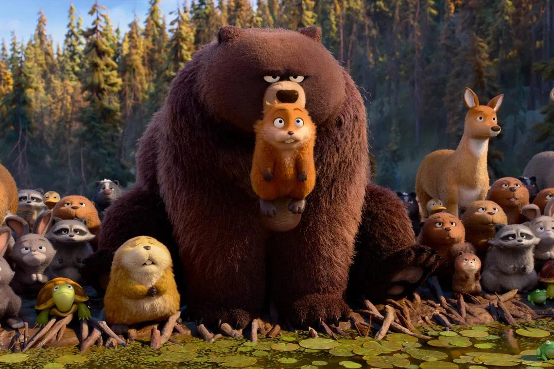 可爱逗趣的动物角色，让人看了好开怀。（迪士尼皮克斯提供）