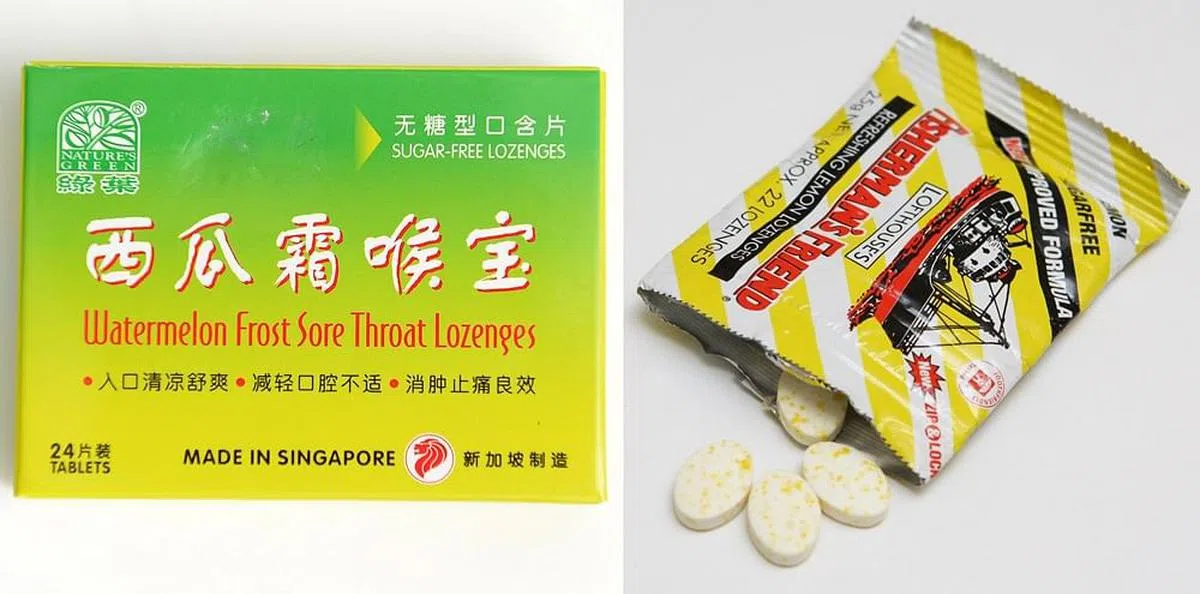 润喉糖有助于舒缓喉咙不适。（档案照片）