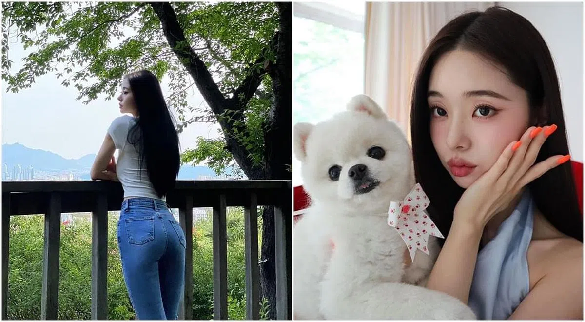 时隔4个月，宋智雅“回归”的穿着比以往朴素（左），而她也在之后的视频里透露自己搬家了（右）。（图/IG）