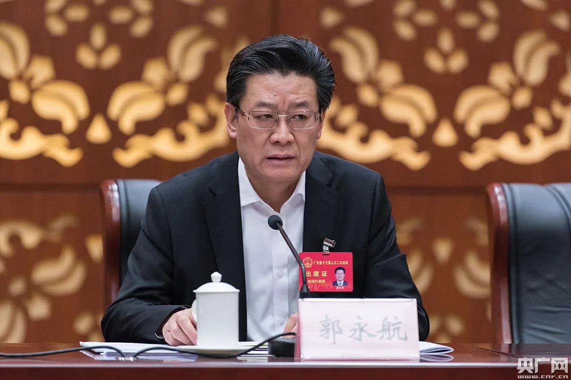 马兴瑞旧部郭永航辞任广东人大代表 此前被免省委常委等职务