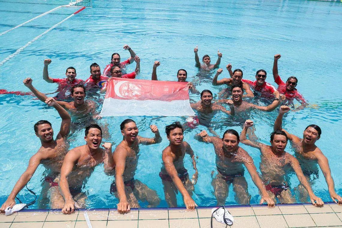 在东运会重夺冠军后，我国男子水球队的下一个目标将是杭州亚运会。（李冠卫摄）