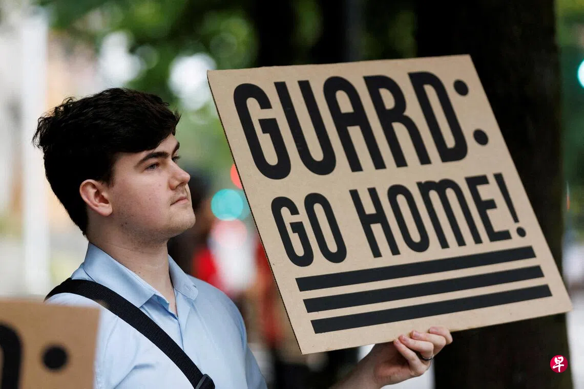 美国法官：总统向波特兰部署国民警卫队“违法” | 联合早报