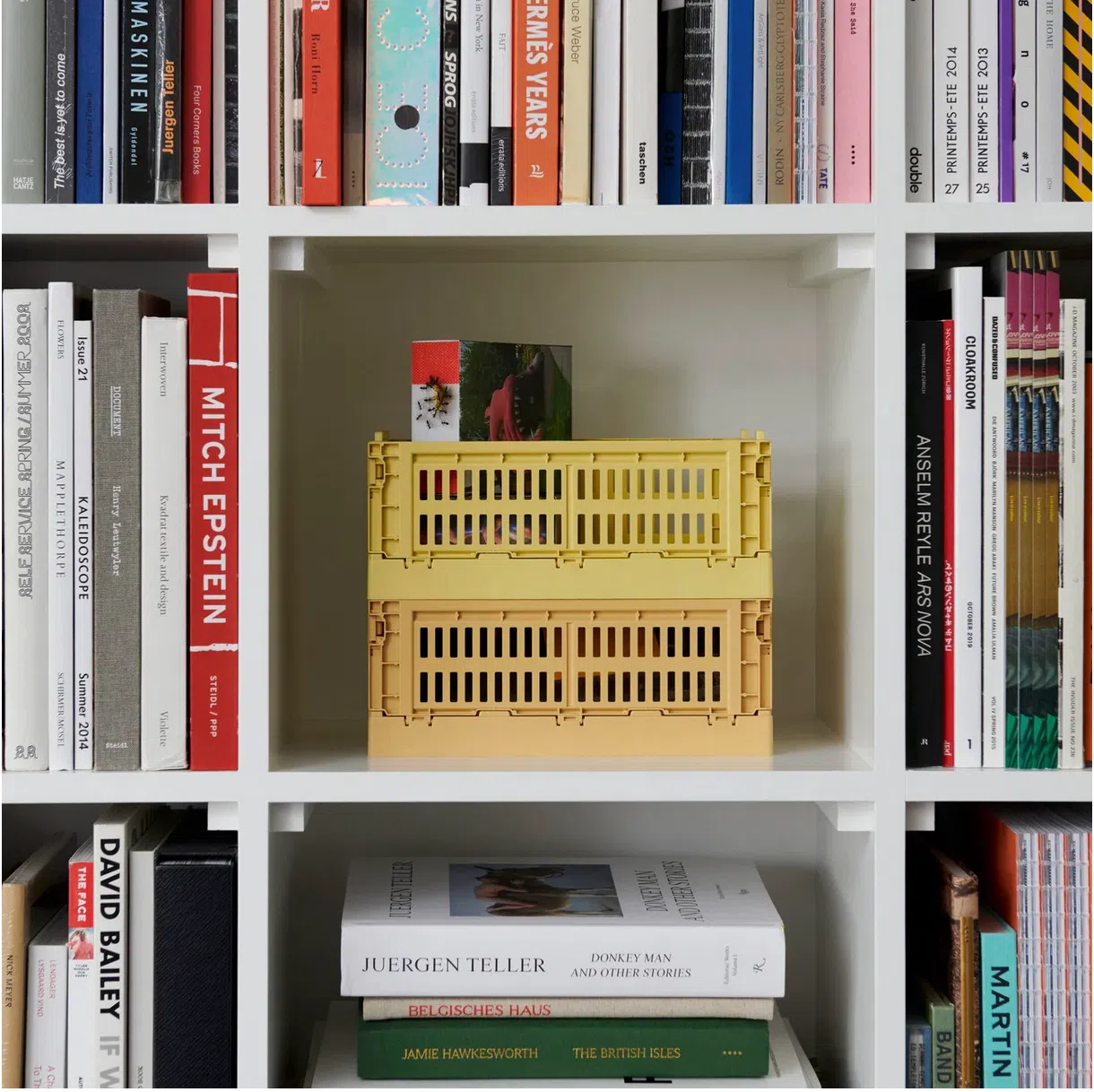 这网红塑料收纳箱在Grafunkt出售，单色小的一个售价10元（中的19元），综合颜色小的12元（中的21元）。（Hay提供）