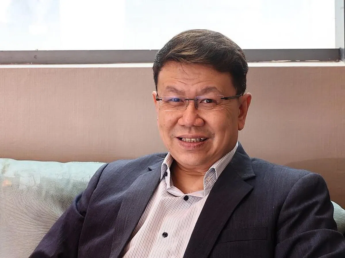 新加坡餐饮业协会会长顾问兼胜乐集团董事经理陈祖坤看好餐饮承办业还有很多可发展的空间。 （陈渊庄摄）