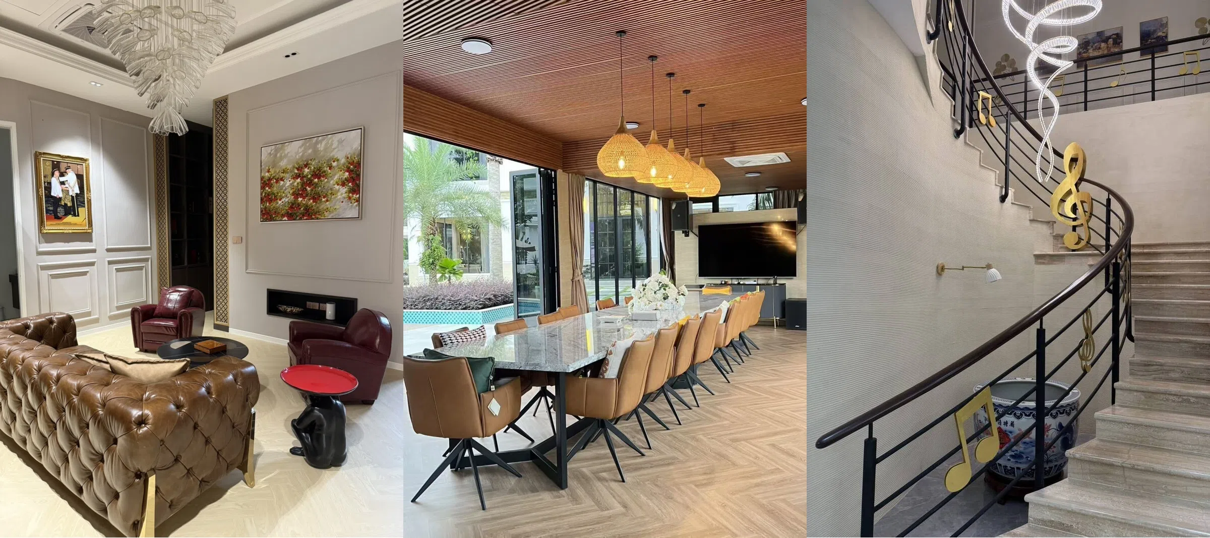 姜育恒马六甲豪华别墅的设计充满巧思。（取自《自由时报》）