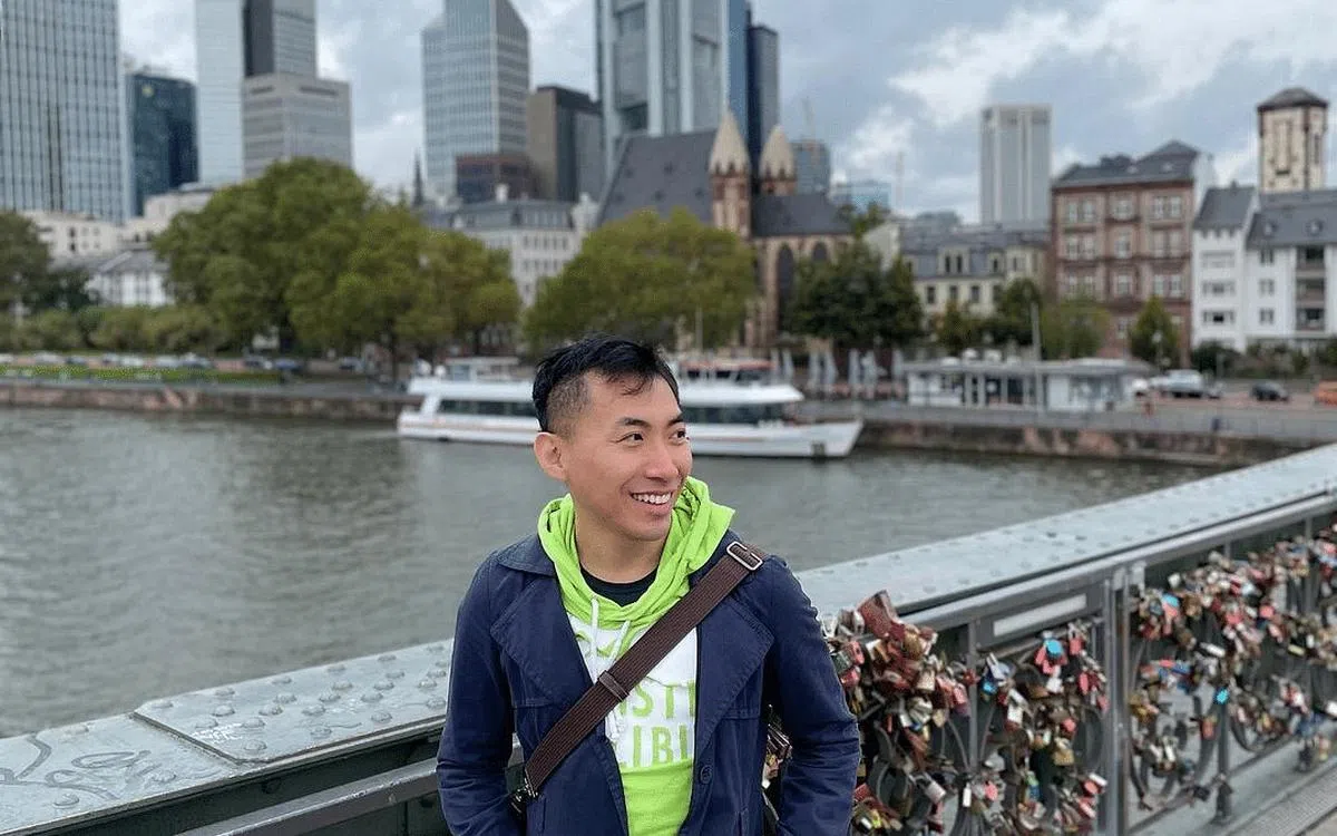 谢顺发抓住夏季的尾巴，踏上一个月德国自由行。（图/谢顺发提供）