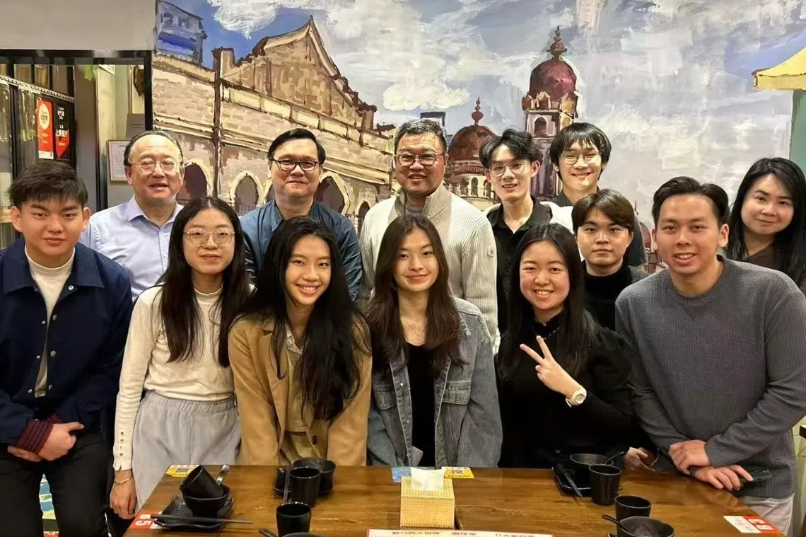 中国分会目前主要推动社群建联，促进大学生与企业家、学者的直接交流。（受访者提供）