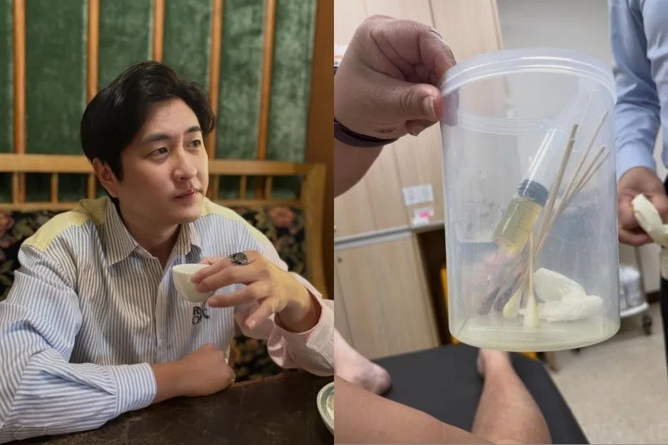回新踢球踢出膝盖积水 黄靖伦：还好喉咙没积水