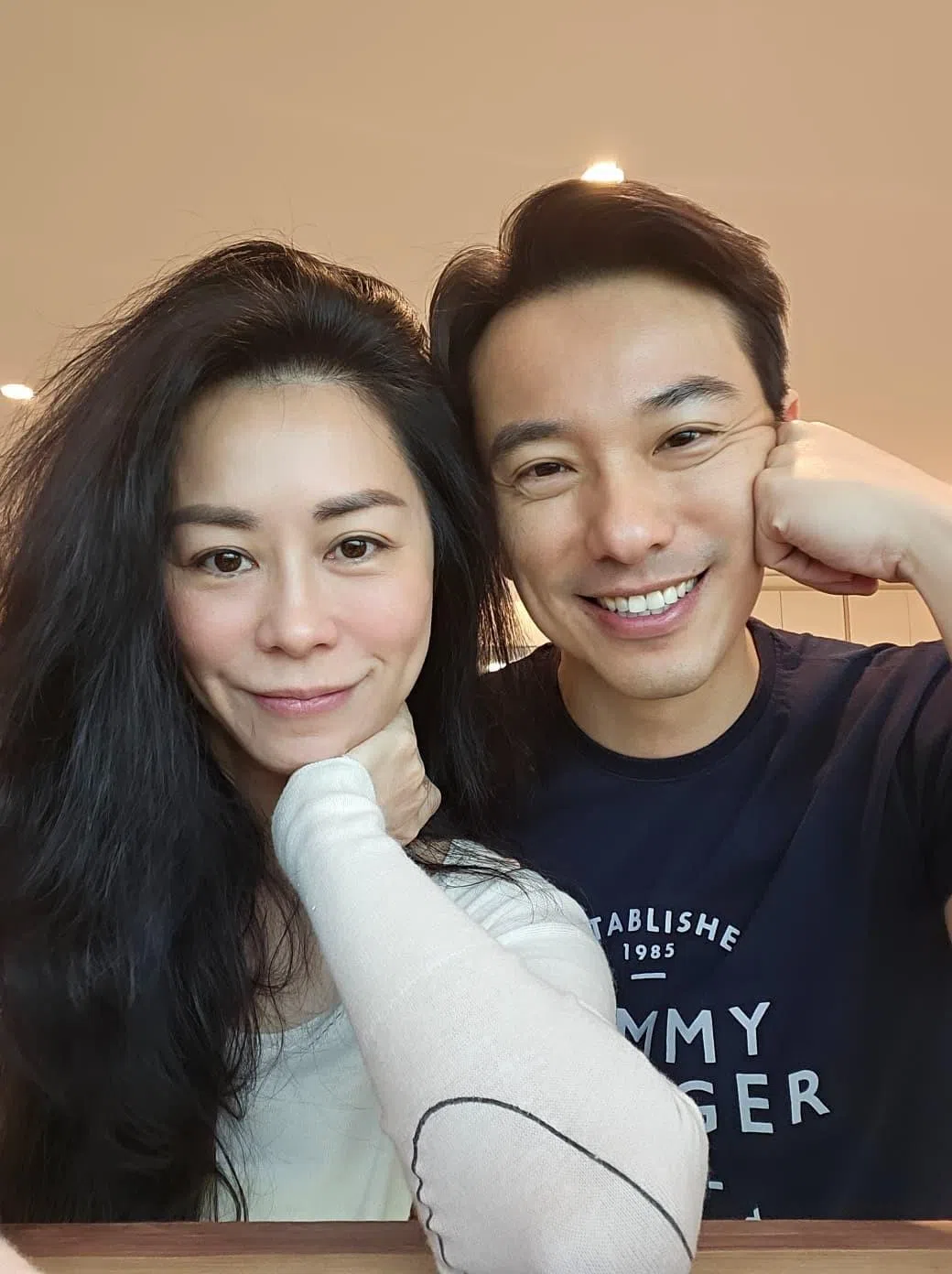 谢韵仪闪嫁Jackson B，幸福也闪瞎吃瓜群众。（互联网）