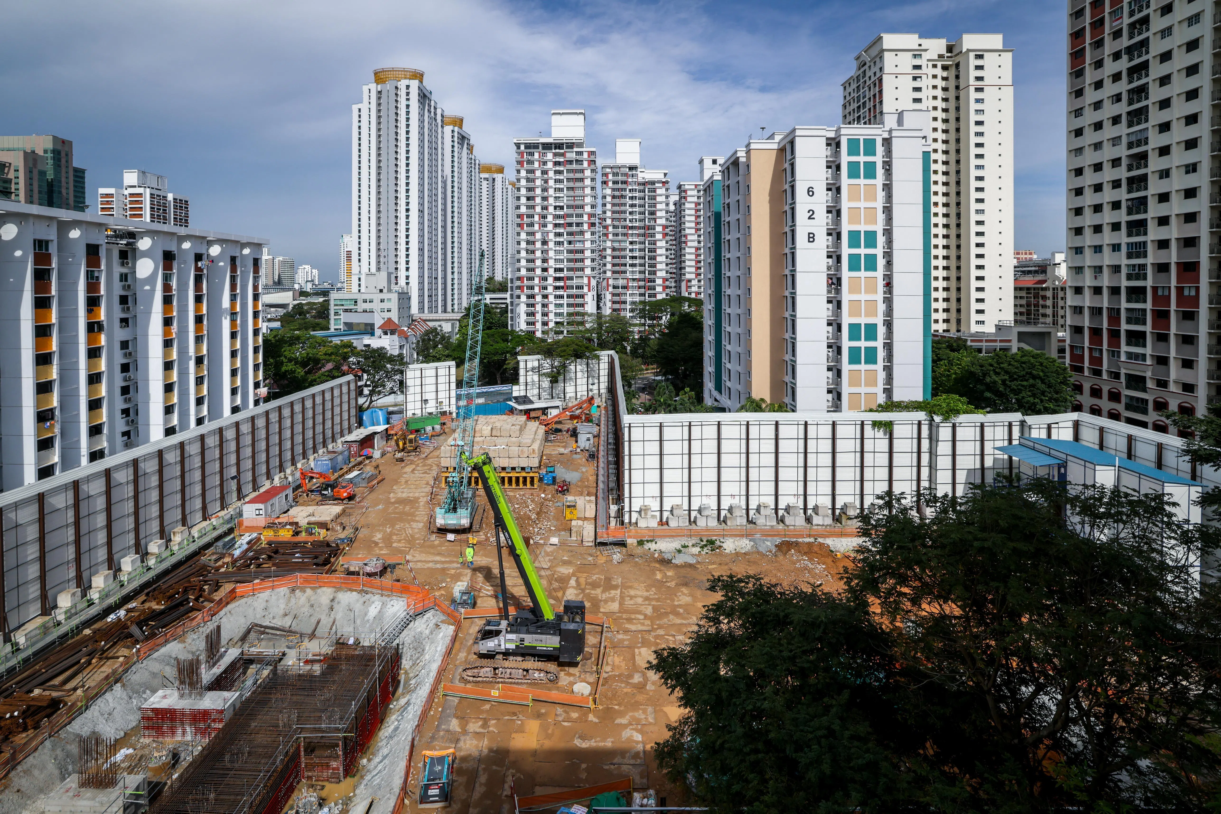 徐芳达指出，这项计划是政府持续维持稳健住房供应举措的一部分。图为此次预购组屋项目的大巴窑地段。（叶振忠摄）