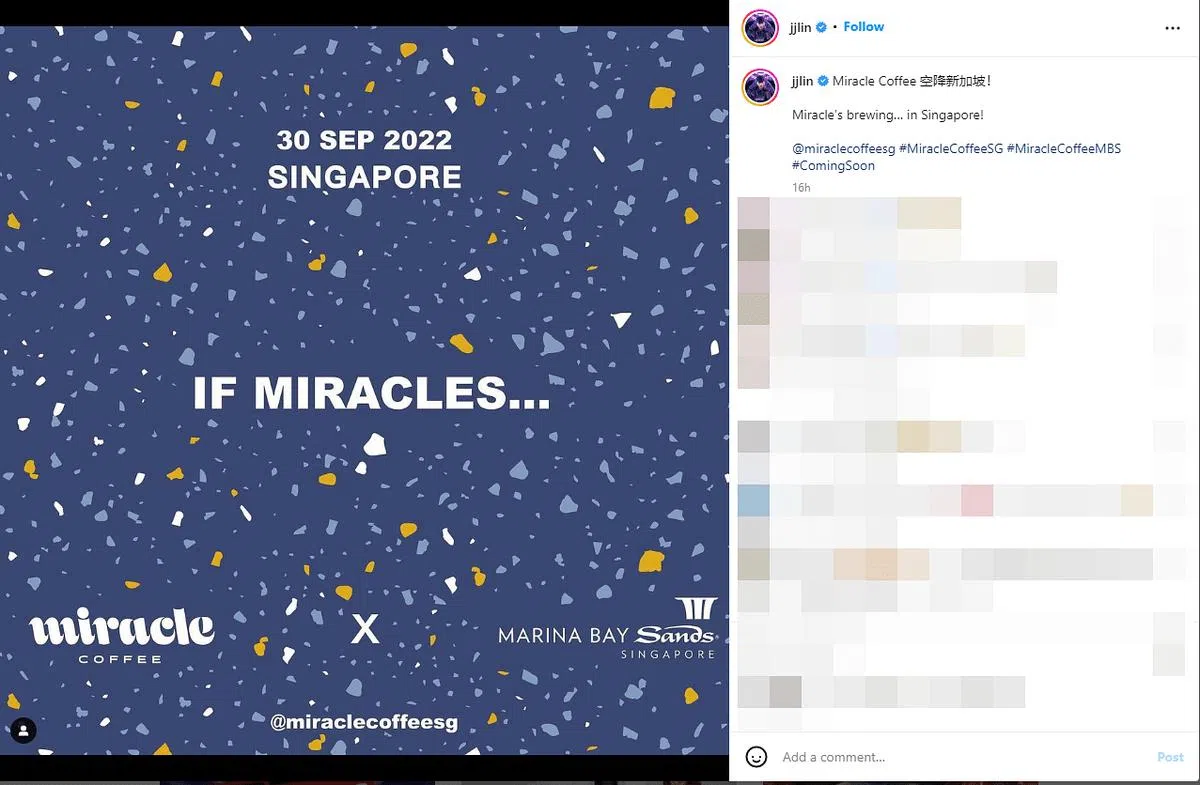 林俊杰9月11日在IG分享好消息。（图/截自IG）