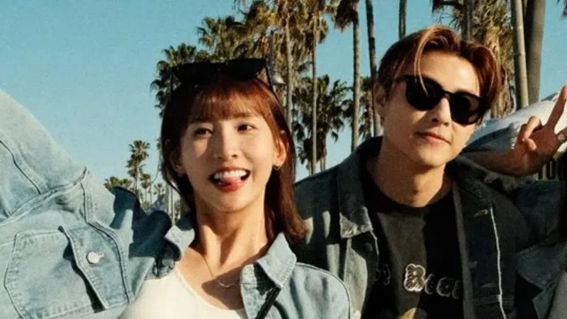 王子（右）和粿粿承认两人的关系超越朋友界线。（互联网）