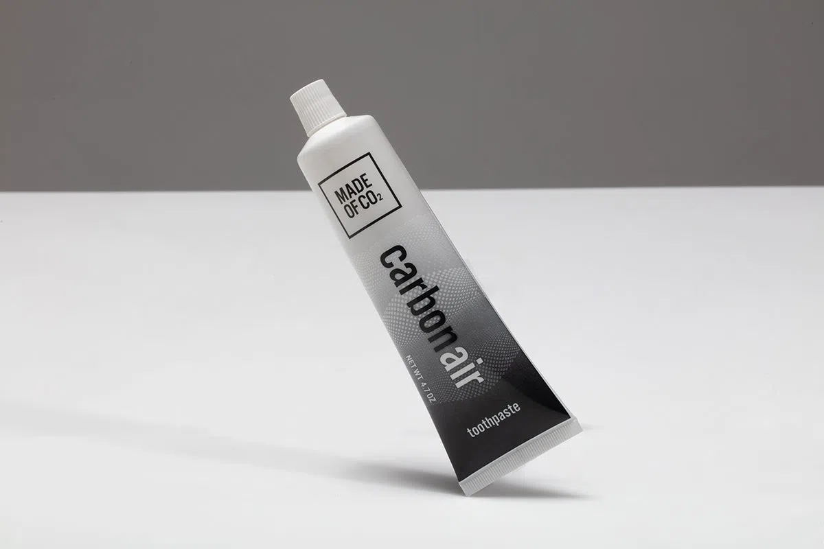 苏格兰研发用二氧化碳制成碳酸钙来制造牙膏。（取自Carbon Capture Machine网站）