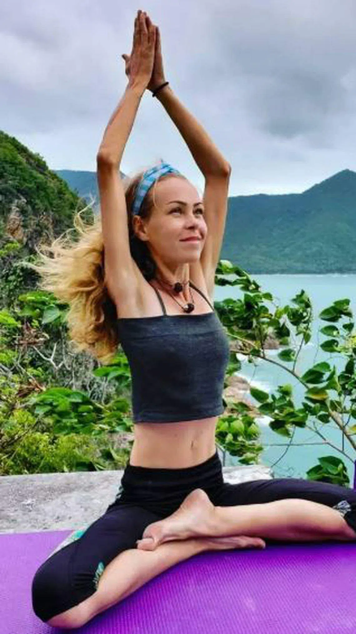 网红札娜迪亚特也练习瑜伽。（札娜迪亚特IG）