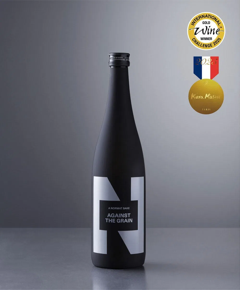 Normat Sake“Against the Grain”纯米大吟酿，呈现醇厚果香，甜味和鲜味平衡，口感丝滑，酒酸高。（取自Normat Sake网站）