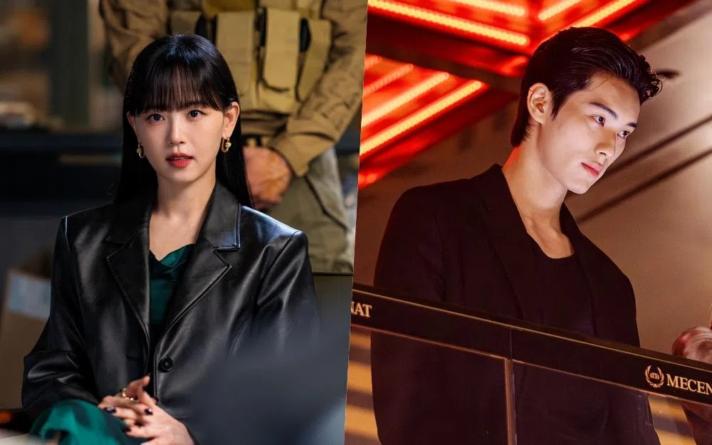 姜汉娜（和）李彩玟在戏中演艺反派。（Netflix提供）