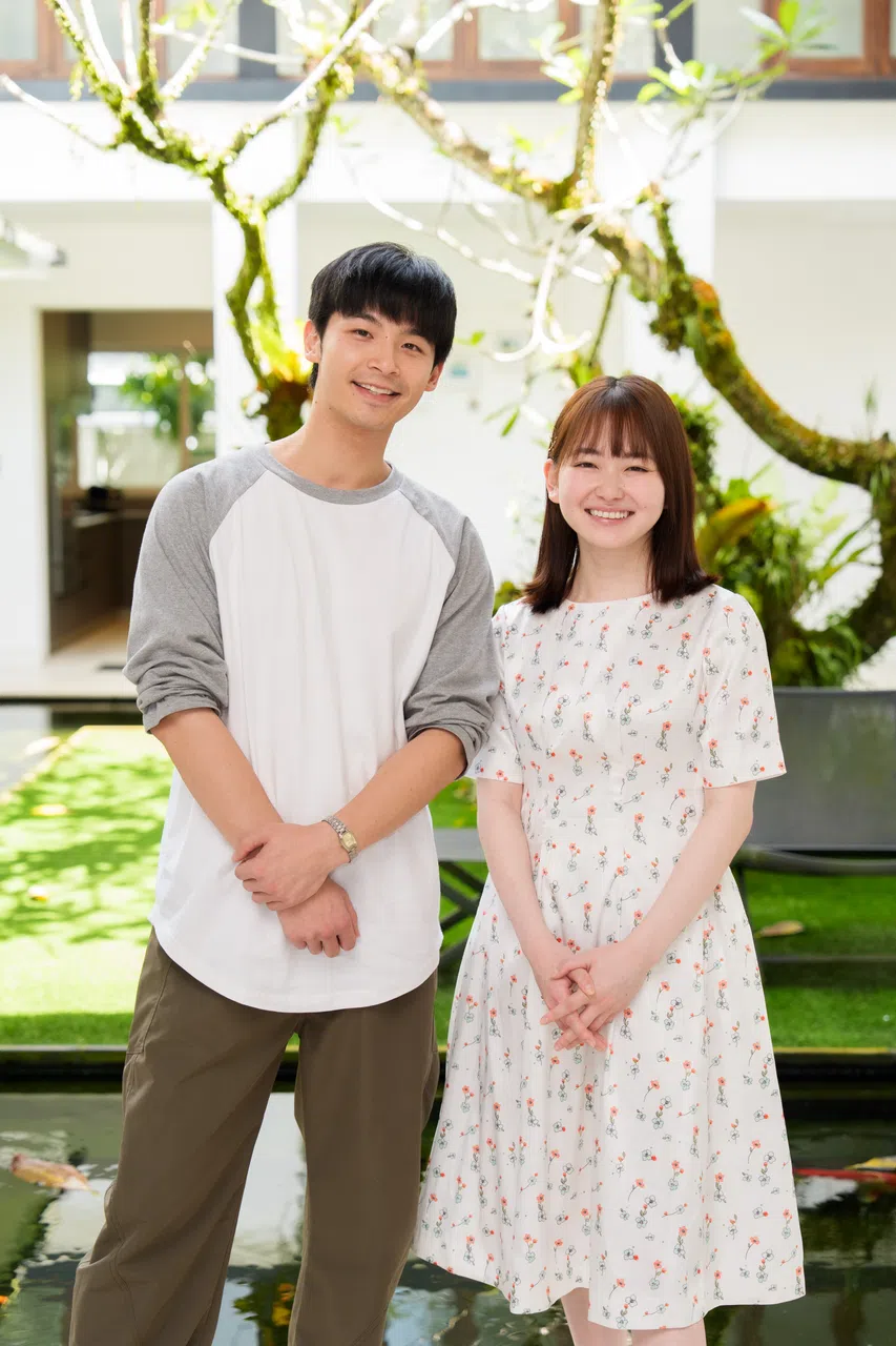 程家颉（左）和日本女演员山田杏奈（右）是“Lost and Found”的男女主角。（Mocha Chai Laboratories提供）