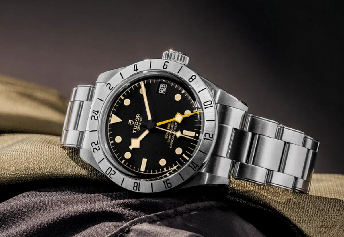 碧湾专业型腕表配备双时区显示复杂功能。（图/商家提供）