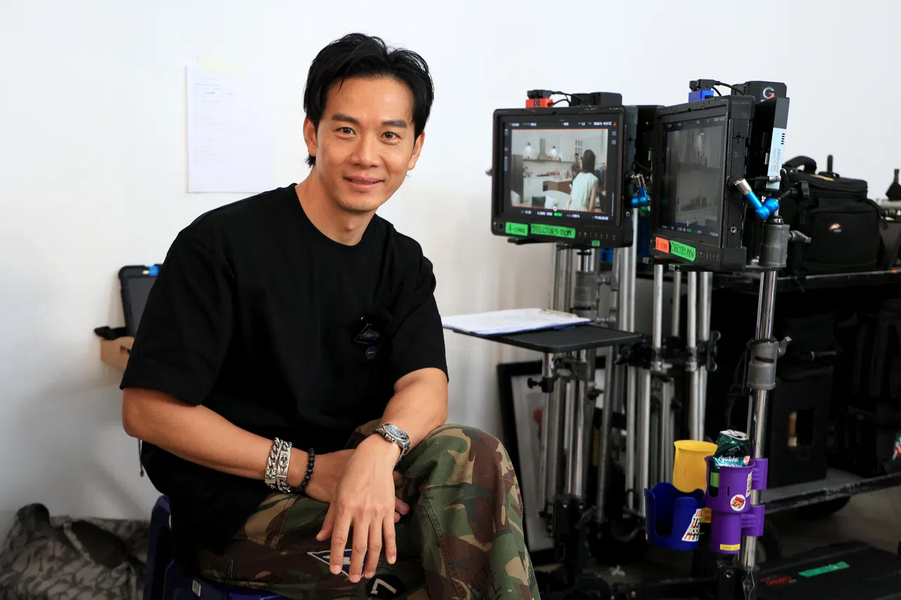 戚玉武担任新秀们的导师。（龙国雄摄）