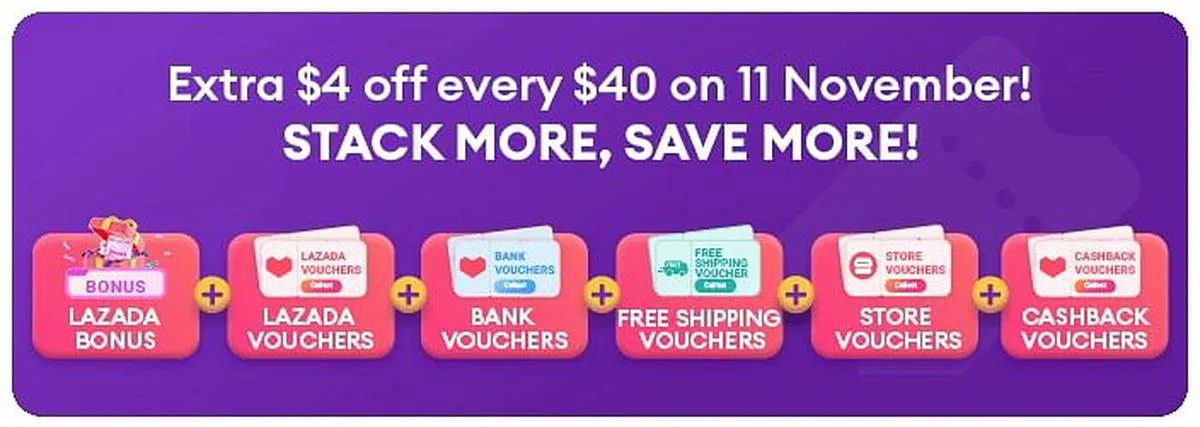 精明的消费者务必要抓紧时机，买越多省越多。（图/Lazada提供）