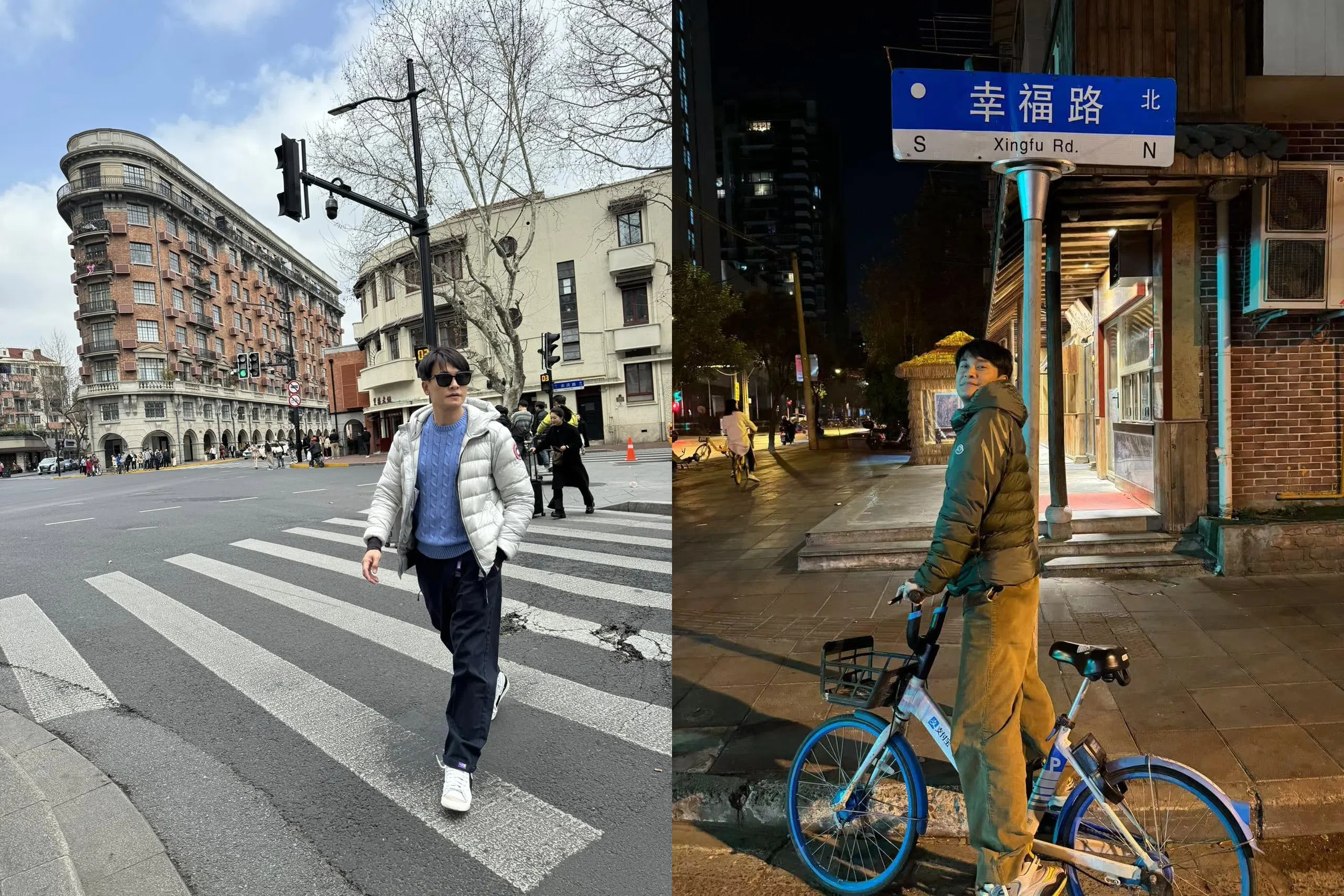王振复在社媒分享在上海上课的生活日常。（取自王振复脸书）
