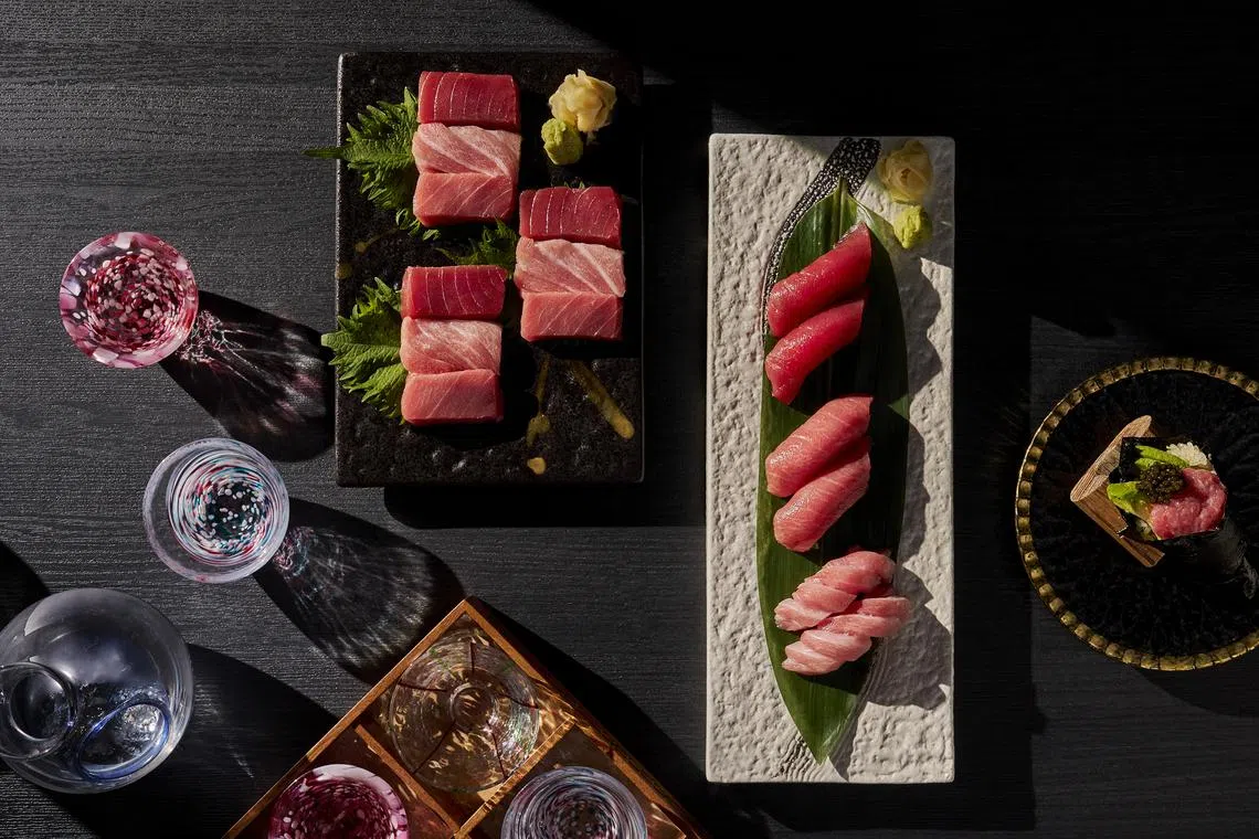 Skai餐馆设有金枪鱼餐区。                           （餐馆提供）