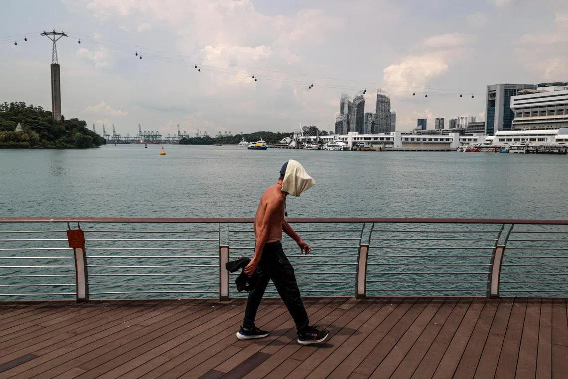 世界气象组织刚出炉的全球气候情况报告指出，2024年是有记录以来最热的一年，平均近地表温度比1850年至1900年的年均水平高出约1.55摄氏度。（张俊杰摄）