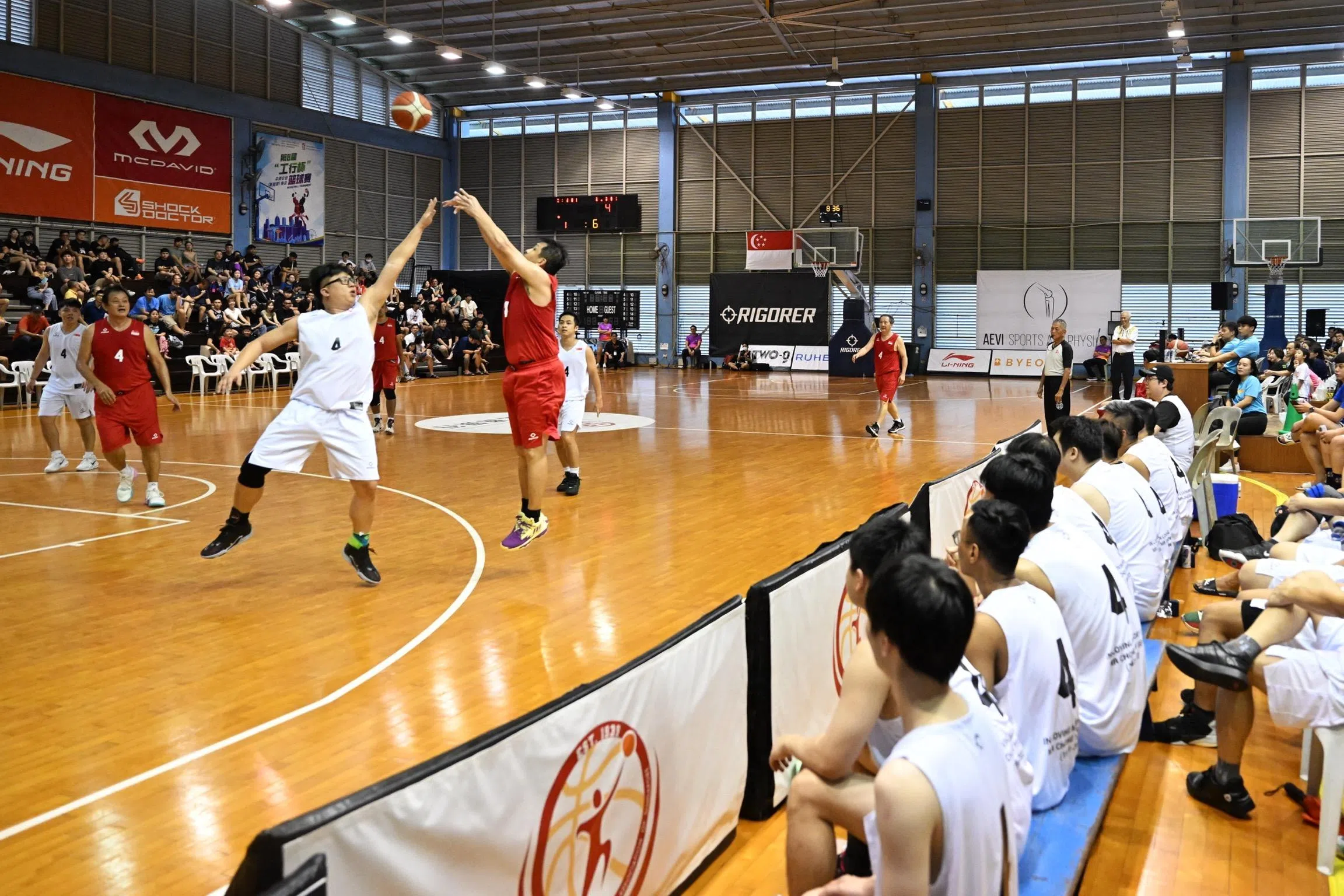 我国前国家队球员钟有生因癌症离世，篮总为他举办纪念赛。（海峡时报）