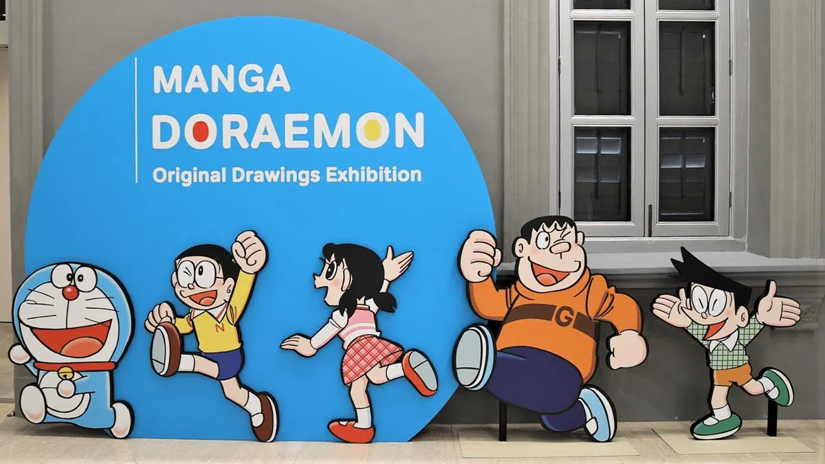 MANGA Doraemon Original Drawings Exhibition ©Fujiko-Pro / Photo credit: zaobao.sg. 