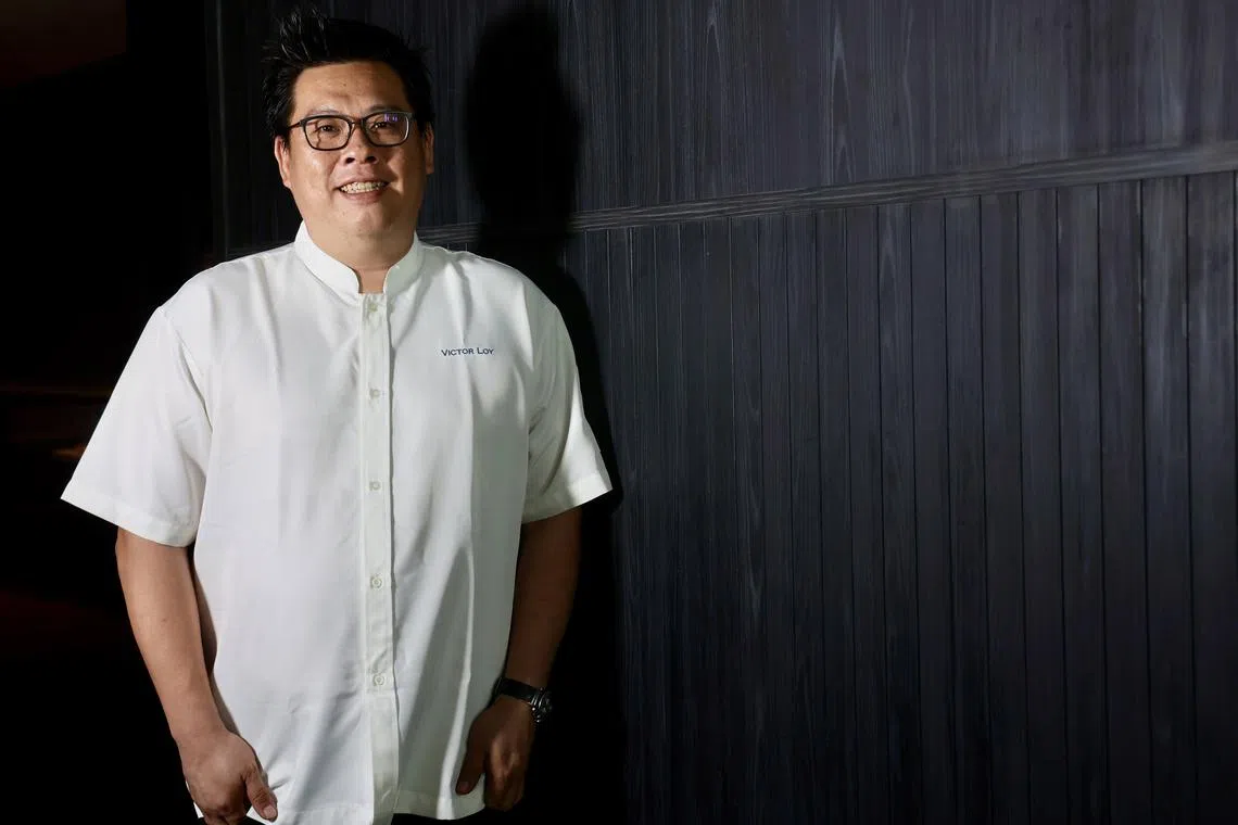 Meadesmoore主厨黎辉耀喜欢品尝较少见的牛肉部位，能带出不同风味和口感。（郑一鸣摄）