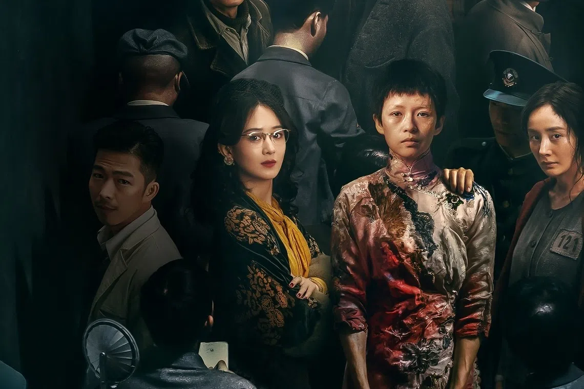 《酱园弄·悬案》集齐杨幂（右起）、章子怡、赵丽颖等梦幻阵容。（互联网）