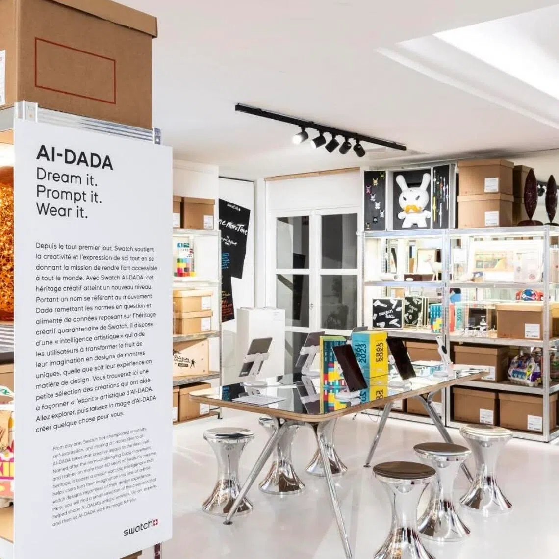 配合AI-DADA的推出，斯沃琪计划举办系列面向公众的沉浸式体验活动。（斯沃琪提供）