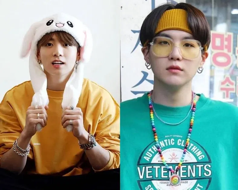 BTS成员在饰品搭配方面眼光独到，别具一格。（互联网）