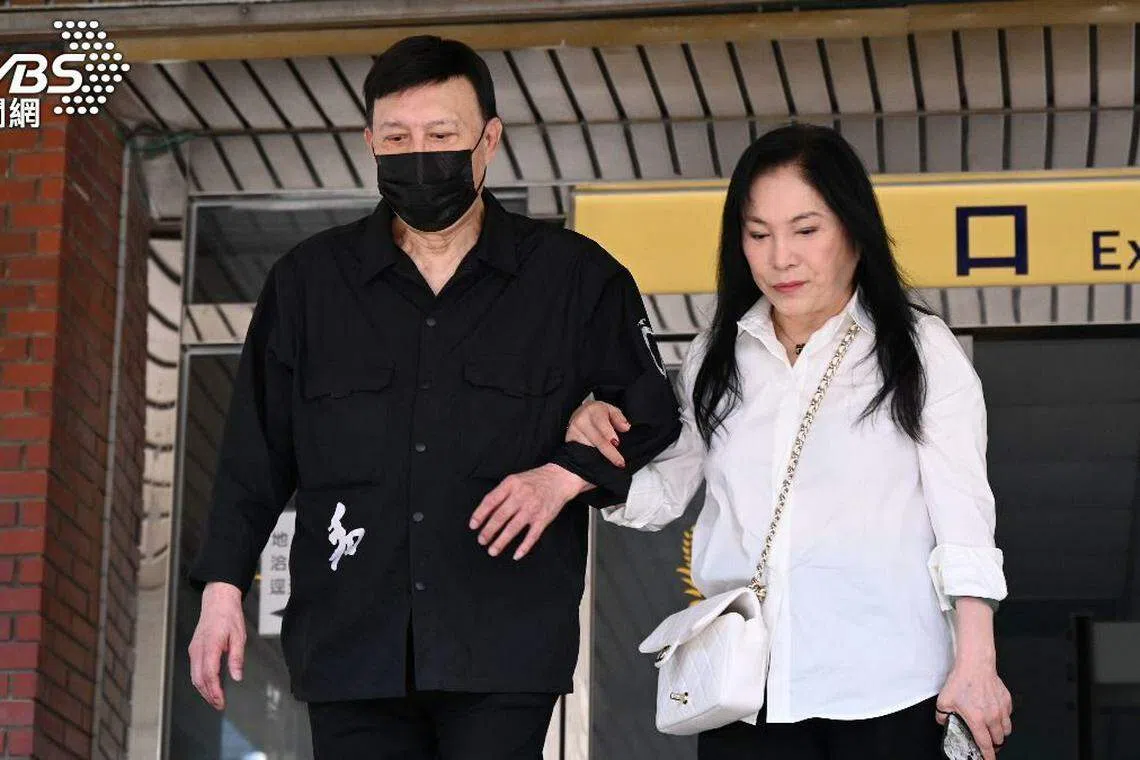 余天和李亚萍的女婿因涉嫌诈骗而被逮捕收押。（TVBS提供）