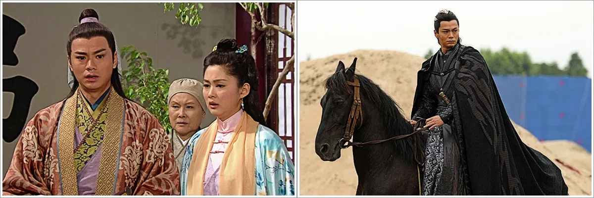 罗子溢曾参演的古装戏包括2014年无线剧《醋娘子》（左），以及2019年的电影《征途》。（互联网）