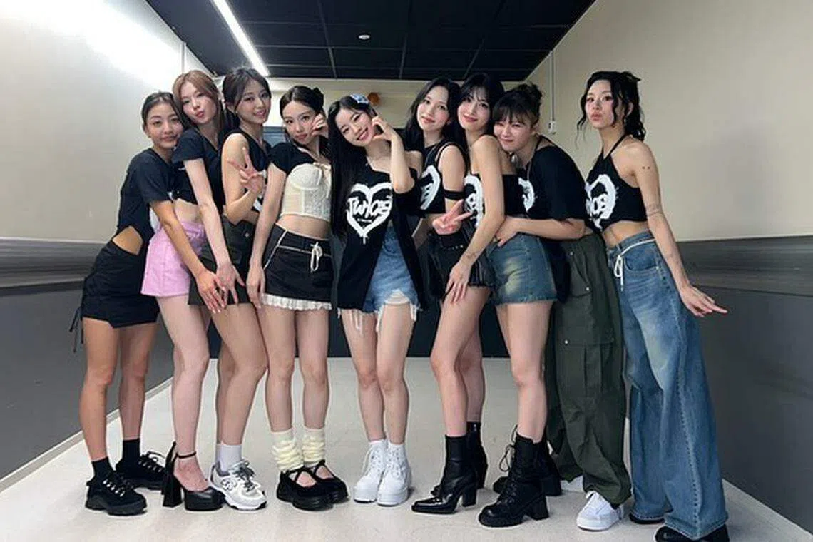 TWICE在2023年获美国告示牌颁发“突破艺人奖”。（取自TWICE IG）