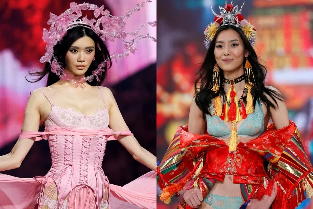 年度维密大秀 刘雯十度亮相高光纪录 奚梦瑶哪里跌倒哪里爬起