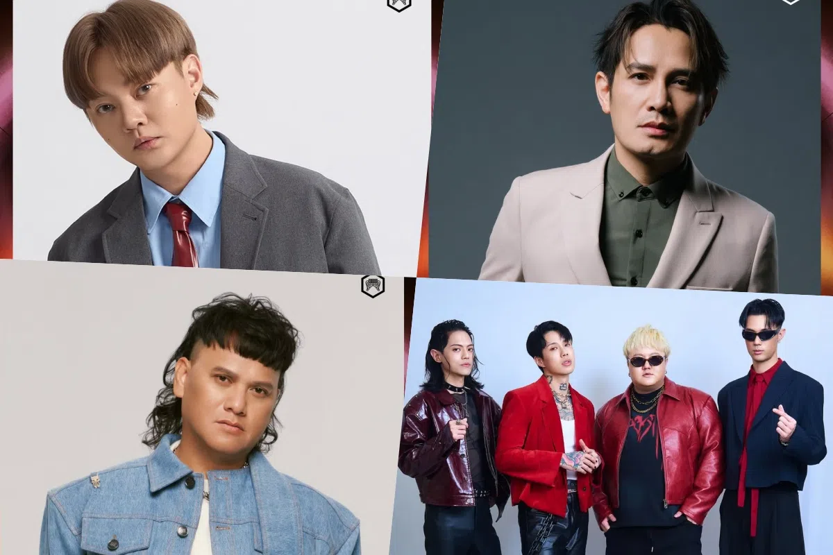许富凯（右上起，顺时针）、罗文裕、Trash和桑布伊，将担任“金曲36”不同环节的引言人。（取自金曲奖官方IG）