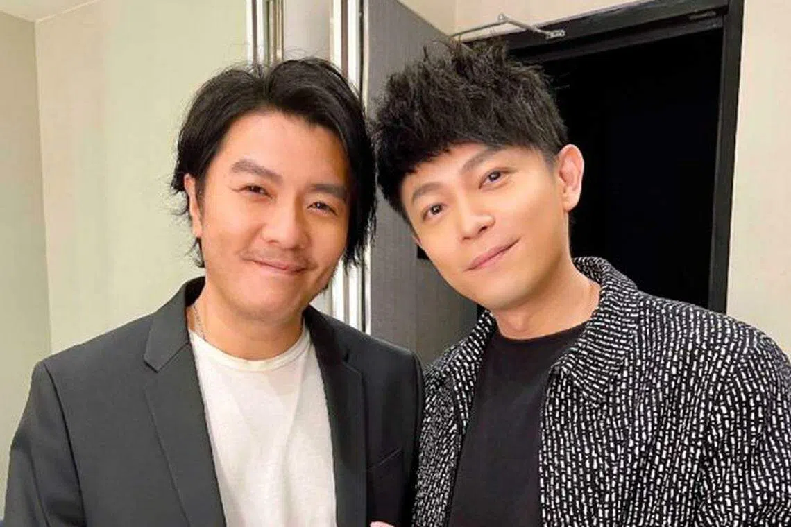 阿杜与林宇中到台湾出席林秋离的纪念音乐会。