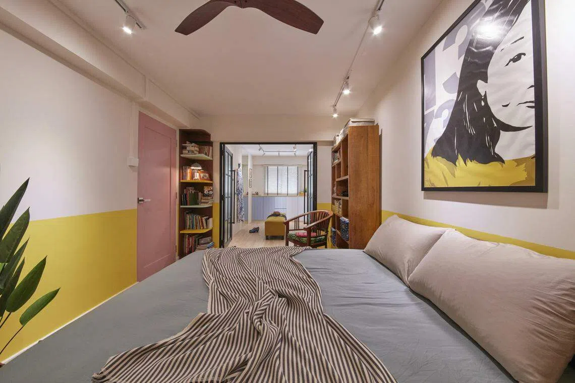 主卧室的半墙设计带出复古风。（Free Space Intent提供）