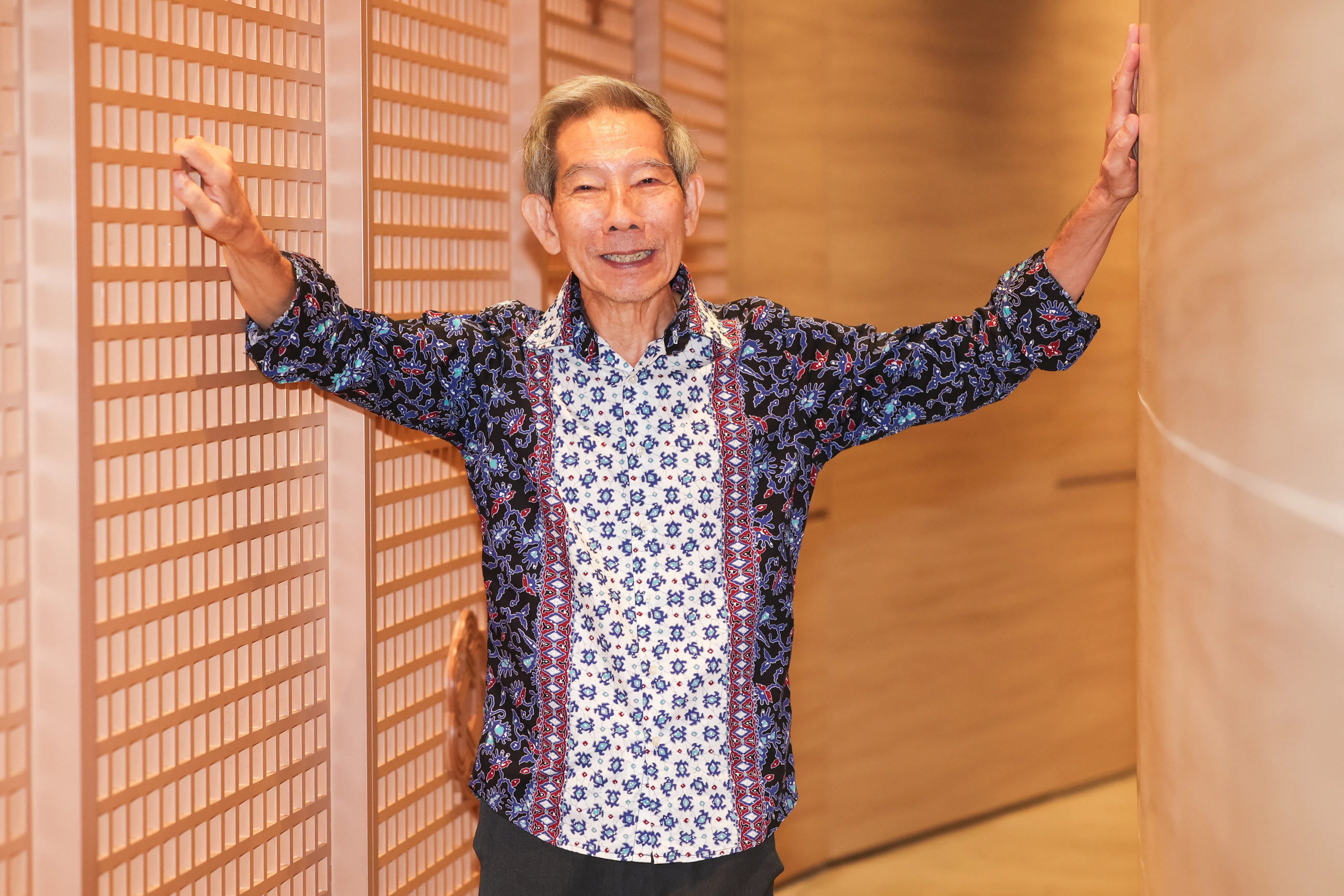 杨世彬说除了太太，孩子都蛮支持他捐赠遗体的决定。（陈斌勤摄）